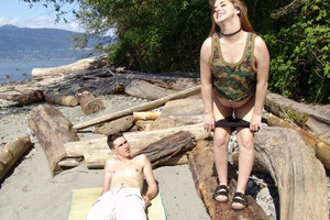 A pregnant slut in action images Image 1