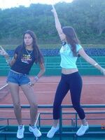 girls in spandex