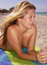 A cutie on open swim suit at the Baker Image 9