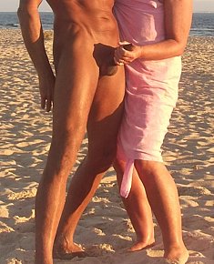 Make love on beach