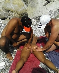 Fucking on beach