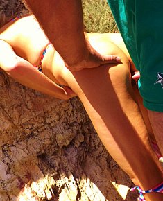 Make love on beach