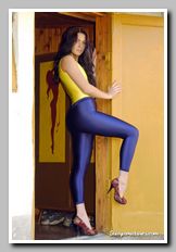 girls in unitards